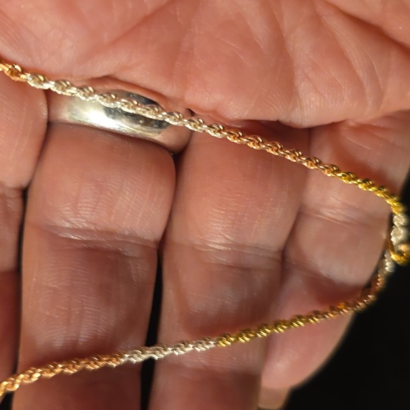 Lux Inspired With 9.25 Sterling Silver Necklace  20 In Size NWOT - Picture 6 of 6